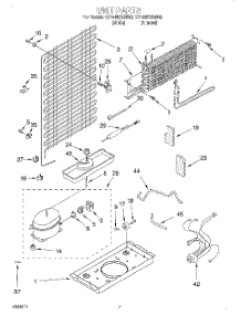 04 - Unit parts for Whirlpool Refrigerator ET14NKXGN02 from AppliancePartsPros.com