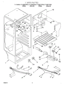 03 - Liner, Optional parts for Whirlpool Refrigerator ET14JMXGW02 from AppliancePartsPros.com