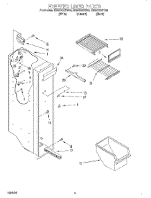 04 - Freezer Liner parts for Whirlpool Refrigerator ED25CQXFN02 from AppliancePartsPros.com