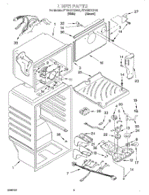 03 - Liner parts for Whirlpool Refrigerator ET21NKXGW01 from AppliancePartsPros.com