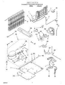 04 - Unit parts for Whirlpool Refrigerator ET21NKXGW01 from AppliancePartsPros.com