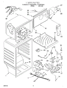 03 - Liner parts for Whirlpool Refrigerator ET18GKXGN02 from AppliancePartsPros.com