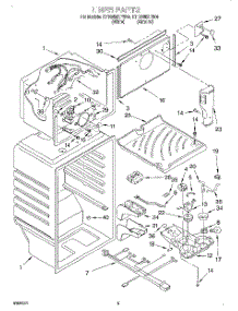 03 - Liner parts for Whirlpool Refrigerator ET18NMXFW04 from AppliancePartsPros.com