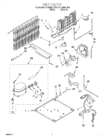04 - Unit parts for Whirlpool Refrigerator ET18NMXFW04 from AppliancePartsPros.com