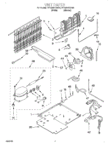 04 - Unit parts for Whirlpool Refrigerator ET18UMXGW02 from AppliancePartsPros.com