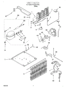 04 - Unit parts for Whirlpool Refrigerator ET18SCRFW03 from AppliancePartsPros.com