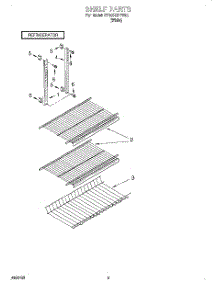 05 - Shelf, Lit / Optional parts for Whirlpool Refrigerator ET18SCRFW03 from AppliancePartsPros.com