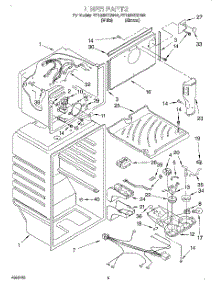 03 - Liner parts for Whirlpool Refrigerator ET18UMXGN02 from AppliancePartsPros.com