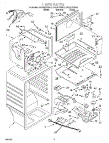 02 - Liner parts for Whirlpool Refrigerator GT22DKXGB01 from AppliancePartsPros.com