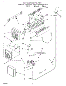 11 - Ice Maker parts for Whirlpool Refrigerator ED22RFXFB00 from AppliancePartsPros.com