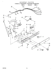 12 - Control, Lit / Optional parts for Whirlpool Refrigerator ED22RFXFB00 from AppliancePartsPros.com