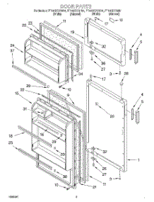 02 - Door parts for Whirlpool Refrigerator ET14CKXGW01 from AppliancePartsPros.com