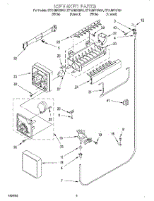 05 - Icemaker parts for Whirlpool Refrigerator ET14JMYGN01 from AppliancePartsPros.com