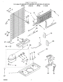 04 - Unit parts for Whirlpool Refrigerator ET14JMYGW01 from AppliancePartsPros.com