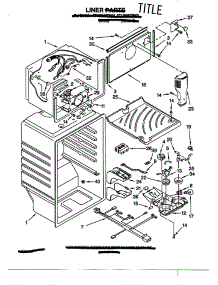 Liner parts for Whirlpool Refrigerator ET18NMFW03 from AppliancePartsPros.com
