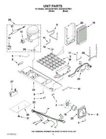 09 - Unit Parts parts for Whirlpool Refrigerator GSC25C4EYB01 from AppliancePartsPros.com
