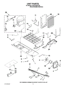 09 - Unit Parts parts for Whirlpool Refrigerator GSC25C5EYY02 from AppliancePartsPros.com