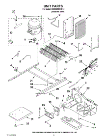 09 - Unit Parts parts for Whirlpool Refrigerator 6GD25DCXHS14 from AppliancePartsPros.com