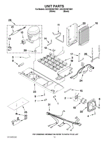 09 - Unit Parts parts for Whirlpool Refrigerator GSC25C5EYB01 from AppliancePartsPros.com