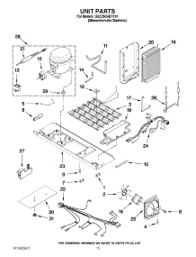 09 - Unit Parts parts for Whirlpool Refrigerator GSC25C4EYY01 from AppliancePartsPros.com