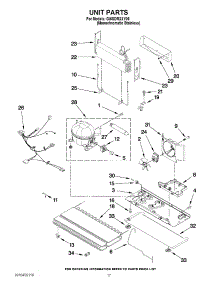 09 - Unit Parts parts for Whirlpool Refrigerator GI6SDRXXY06 from AppliancePartsPros.com