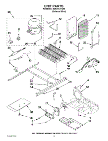 09 - Unit Parts parts for Whirlpool Refrigerator ED5GVEXVD06 from AppliancePartsPros.com