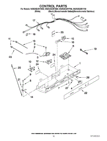 11 - Control Parts parts for Whirlpool Refrigerator WSR25D2RYF00 from AppliancePartsPros.com