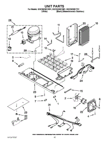 09 - Unit Parts parts for Whirlpool Refrigerator GSC25C6EYY01 from AppliancePartsPros.com