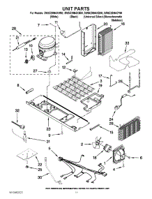 07 - Unit Parts parts for Whirlpool Refrigerator 3WSC20N4XB00 from AppliancePartsPros.com