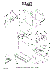 05 - Unit Parts parts for Whirlpool Refrigerator G25EFSB23S9 from AppliancePartsPros.com