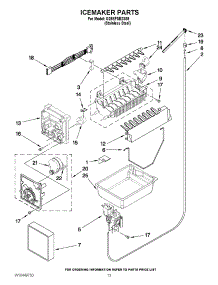 07 - Icemaker Parts parts for Whirlpool Refrigerator G25EFSB23S9 from AppliancePartsPros.com