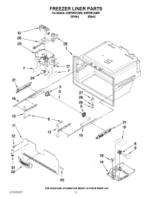 06 - Freezer Liner Parts parts for Whirlpool Refrigerator GI6FDRXXB05 from AppliancePartsPros.com