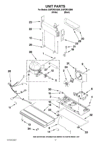 09 - Unit Parts parts for Whirlpool Refrigerator GI6FDRXXB05 from AppliancePartsPros.com