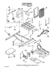 09 - Unit Parts parts for Whirlpool Refrigerator ED5FVGXWS08 from AppliancePartsPros.com