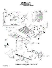 09 - Unit Parts parts for Whirlpool Refrigerator GSS30C7EYY01 from AppliancePartsPros.com