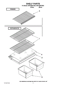 05 - Shelf Parts parts for Whirlpool Refrigerator W8TXEWFYQ02 from AppliancePartsPros.com