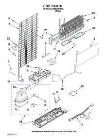 04 - Unit Parts parts for Whirlpool Refrigerator NWR0001Q02 from AppliancePartsPros.com