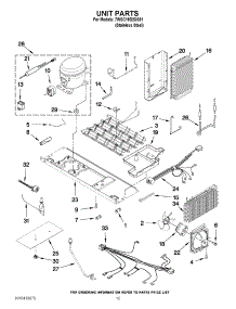 09 - Unit Parts parts for Whirlpool Refrigerator 7WSC19D2XS01 from AppliancePartsPros.com