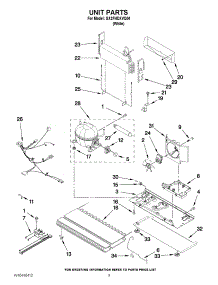 06 - Unit Parts parts for Whirlpool Refrigerator GX2FHDXVQ04 from AppliancePartsPros.com