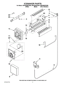 07 - Icemaker Parts parts for Whirlpool Refrigerator WRF560SMYW00 from AppliancePartsPros.com