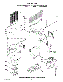 06 - Unit Parts parts for Whirlpool Refrigerator WRF560SMYB00 from AppliancePartsPros.com