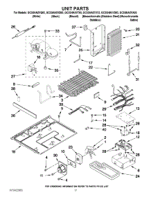 11 - Unit Parts parts for Whirlpool Refrigerator GC3SHAXVQ03 from AppliancePartsPros.com