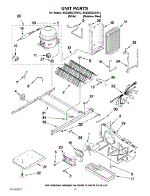 09 - Unit Parts parts for Whirlpool Refrigerator 6GD25DCXHS12 from AppliancePartsPros.com