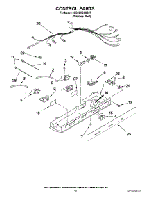 10 - Control Parts parts for Whirlpool Refrigerator 6GD5SHGXSS07 from AppliancePartsPros.com