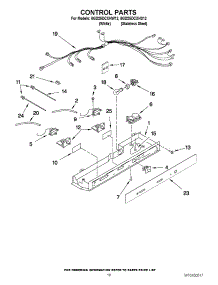 11 - Control Parts parts for Whirlpool Refrigerator 6GD25DCXHW12 from AppliancePartsPros.com