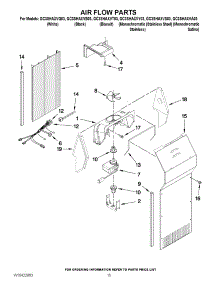 09 - Air Flow Parts parts for Whirlpool Refrigerator GC3SHAXVS03 from AppliancePartsPros.com