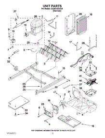 09 - Unit Parts parts for Whirlpool Refrigerator GS2KVAXVS03 from AppliancePartsPros.com