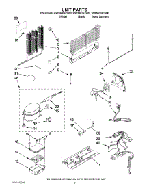 06 - Unit Parts parts for Whirlpool Refrigerator WRF560SEYB00 from AppliancePartsPros.com