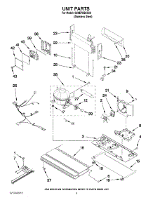 05 - Unit Parts parts for Whirlpool Refrigerator G20EFSB23S9 from AppliancePartsPros.com
