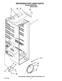 02 - Refrigerator Liner Parts parts for Whirlpool Refrigerator ED5FHEXVS04 from AppliancePartsPros.com